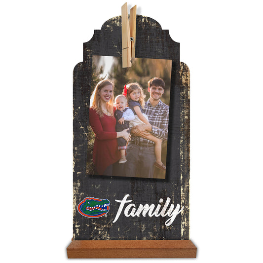 Florida Gators 6'' x 12'' Family Clothespin Sign