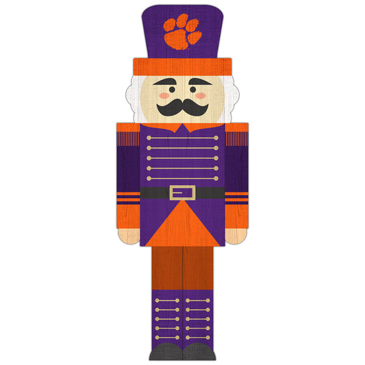 Clemson Tigers 31'' Nutcracker Leaner