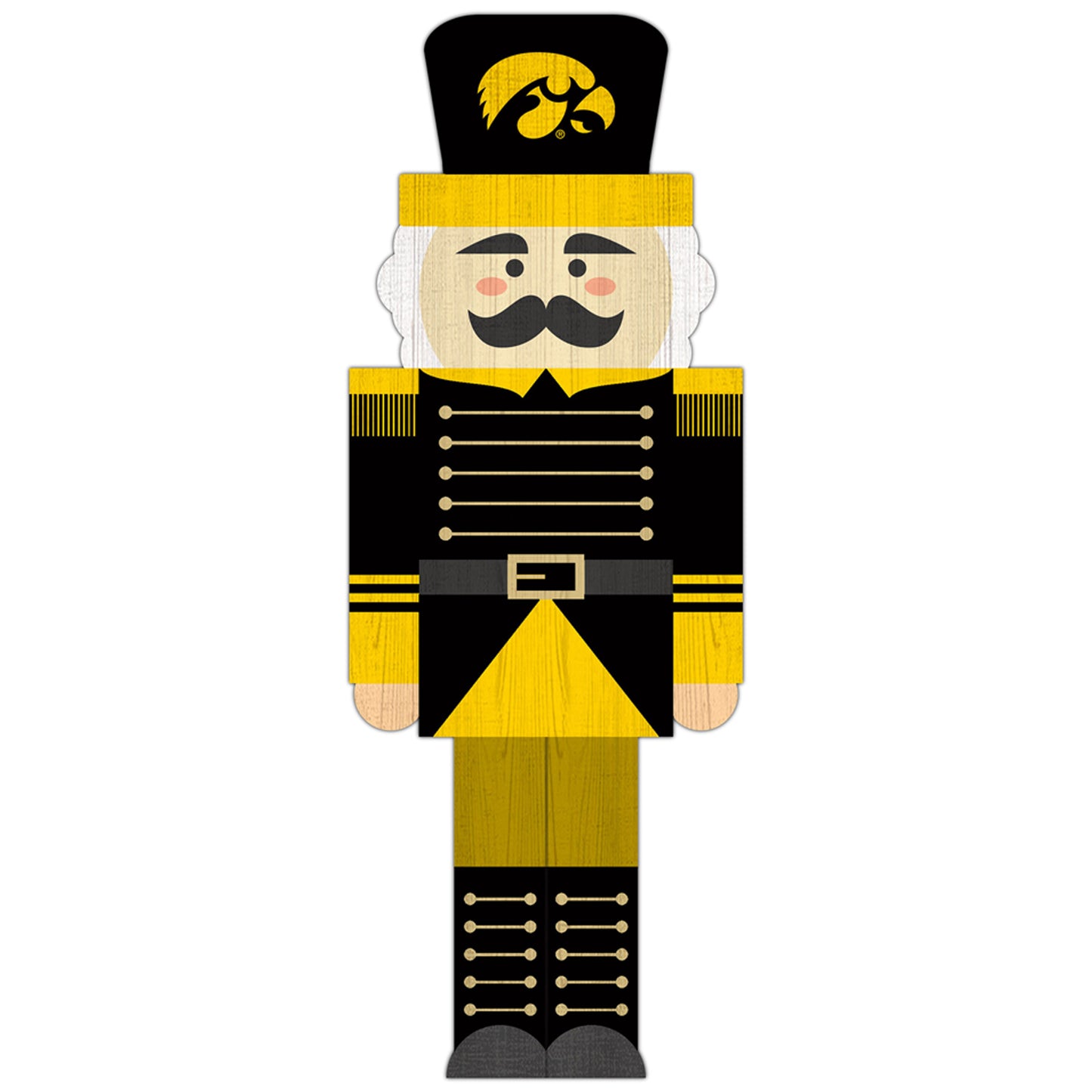 Iowa Hawkeyes 31'' Nutcracker Leaner