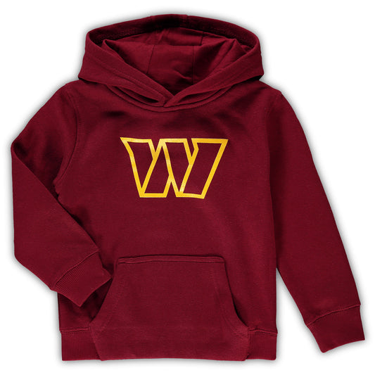 Toddler Burgundy Washington Commanders Team Logo Pullover Hoodie