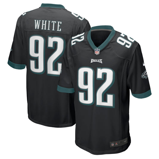 Men's Nike Reggie White Black Philadelphia Eagles Retired Player Alternate Game Jersey