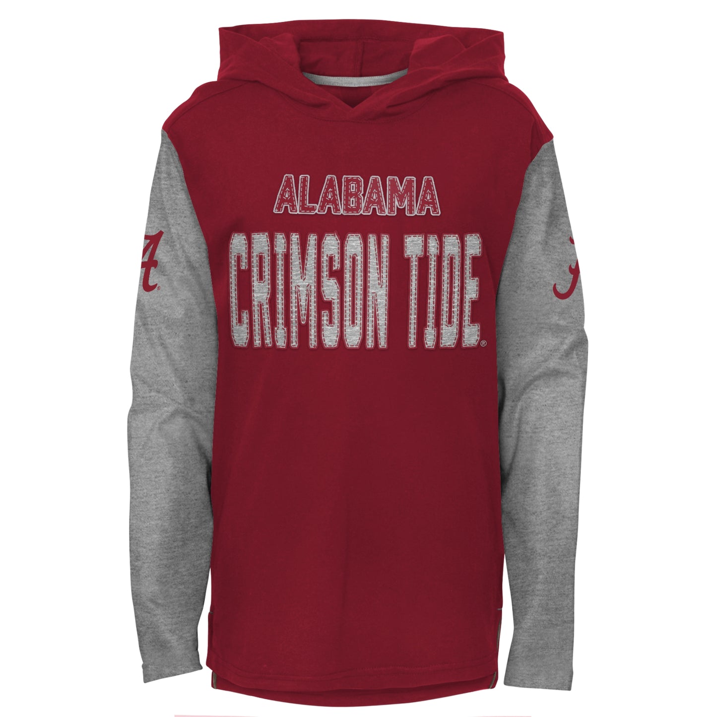 Youth Crimson Alabama Crimson Tide Heritage Hoodie Long Sleeve T-Shirt