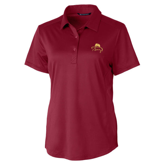Women's Cutter & Buck Garnet Florida State Seminoles Bobby Bowden Prospect Polo