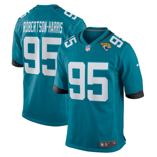 Men's Nike Roy Robertson-Harris Teal Jacksonville Jaguars Game Jersey