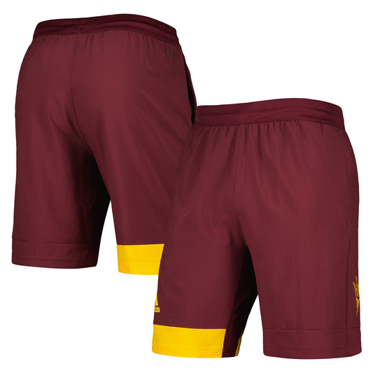 Men's adidas Maroon Arizona State Sun Devils AEROREADY Training Shorts