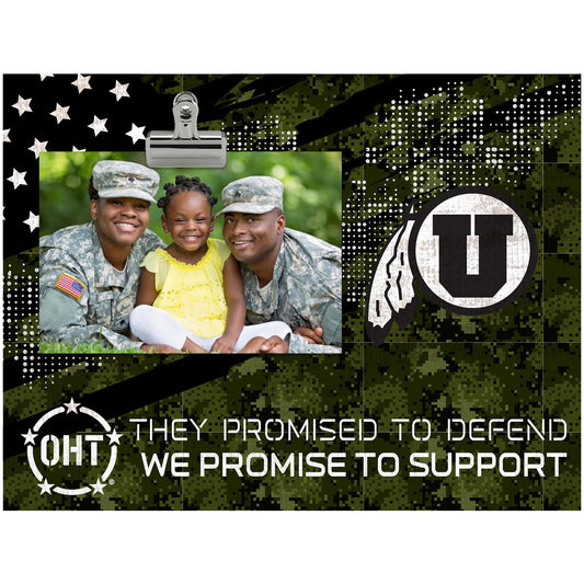 Utah Utes 10'' x 10'' Operation Hat Trick Clip Frame