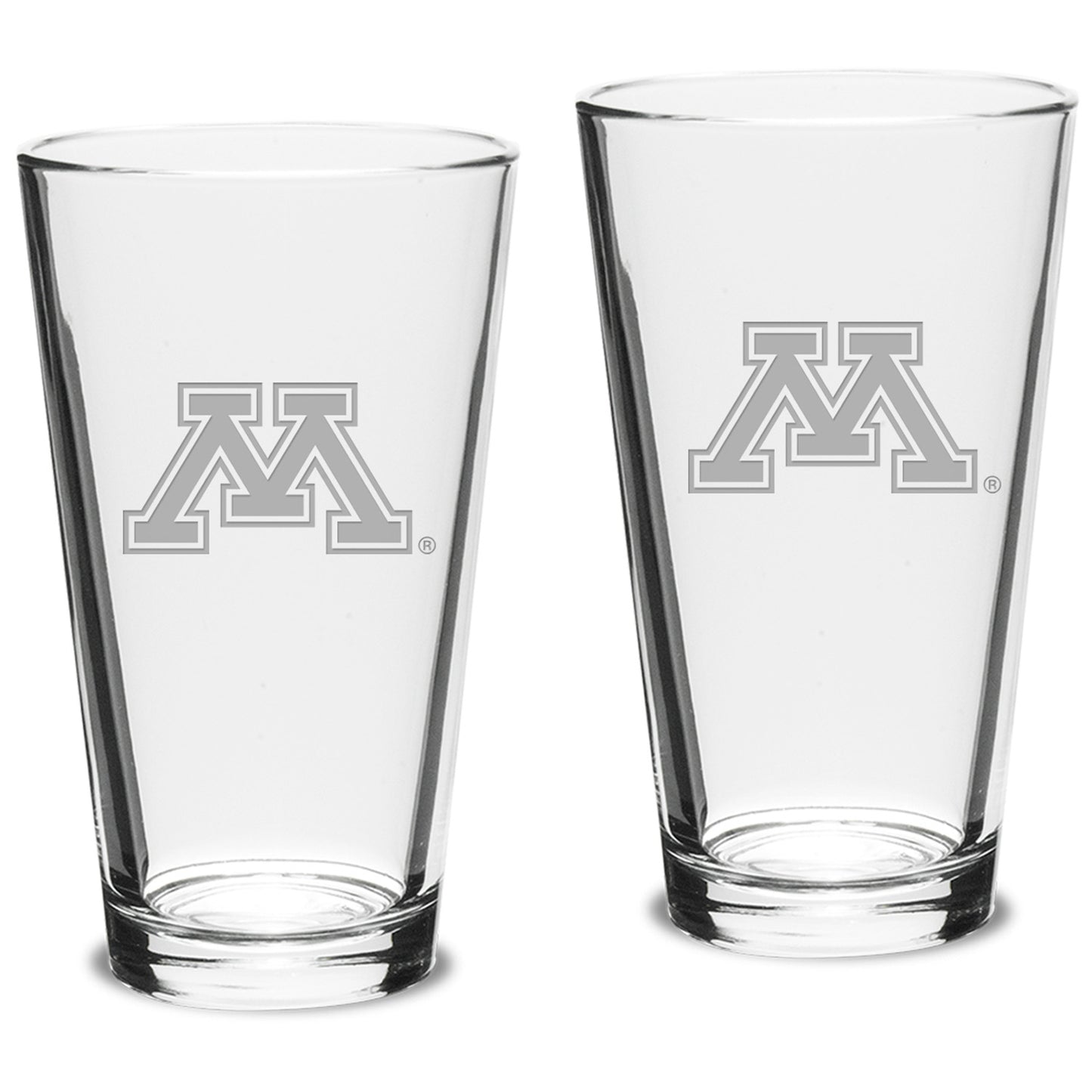 Minnesota Golden Gophers 16oz. 2-Piece Classic Pub Glass Set