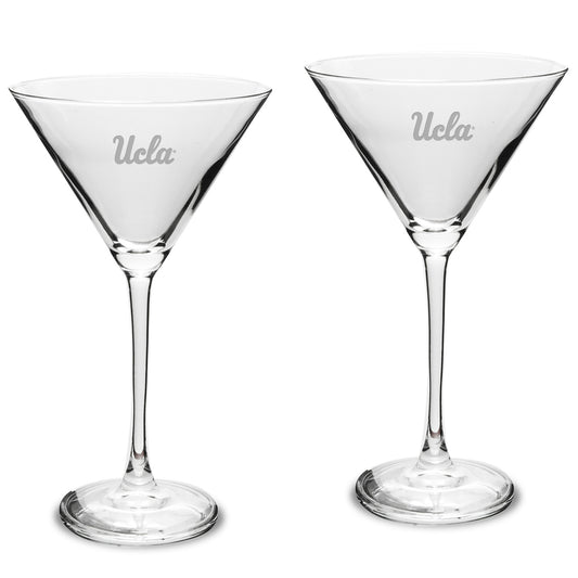 UCLA Bruins Two-Piece Traditional 10oz. Martini Glass Set