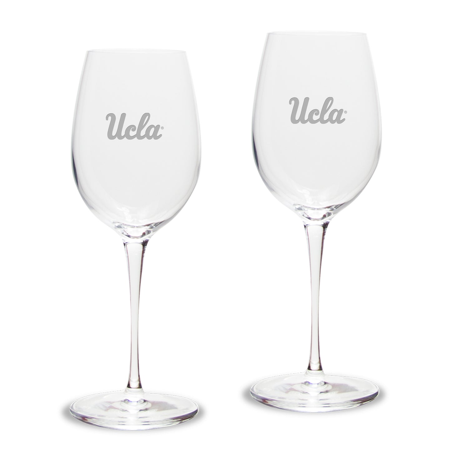 UCLA Bruins 2-Piece 12oz. Luigi Bormioli Titanium White Wine Glass Set