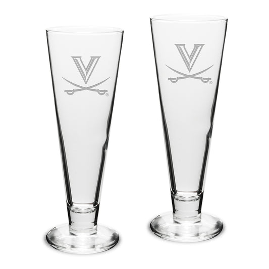 Virginia Cavaliers 2-Piece 16oz. Classic Beer Pilsner Set