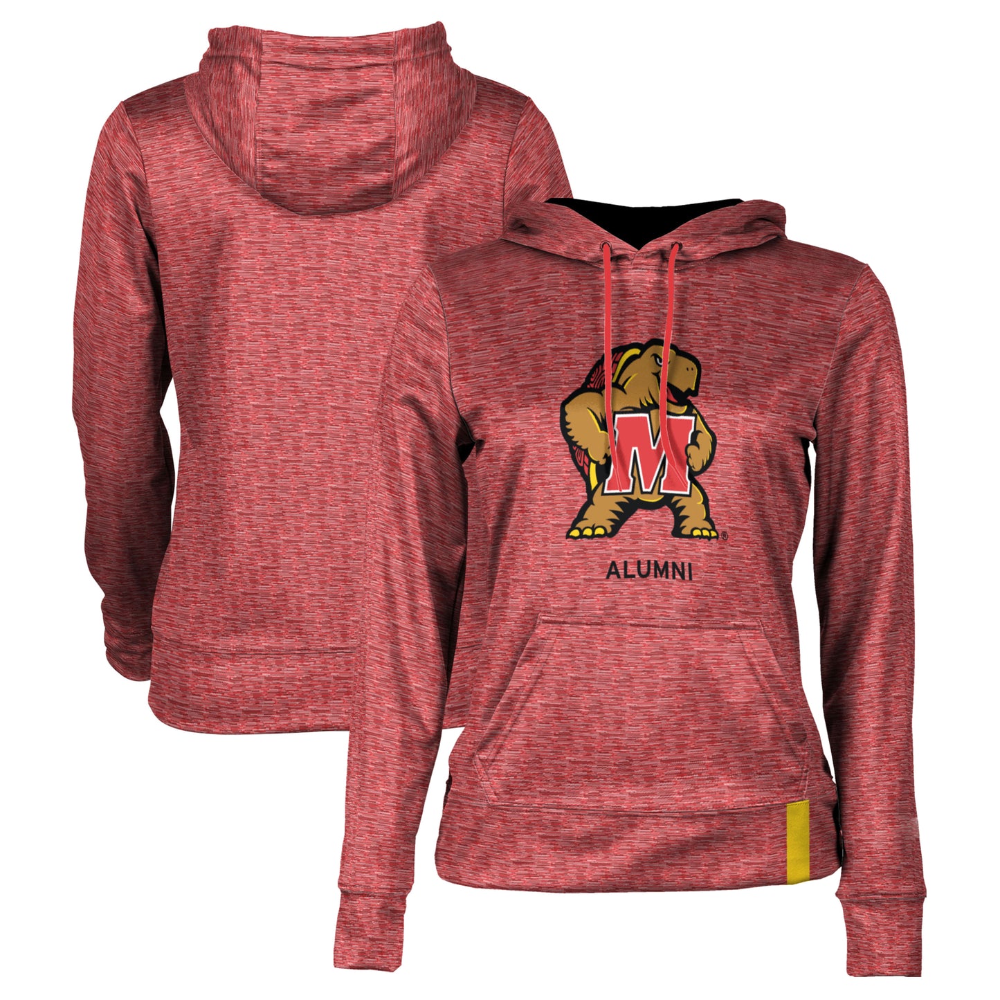 Women's Red Maryland Terrapins Alumni Pullover Hoodie