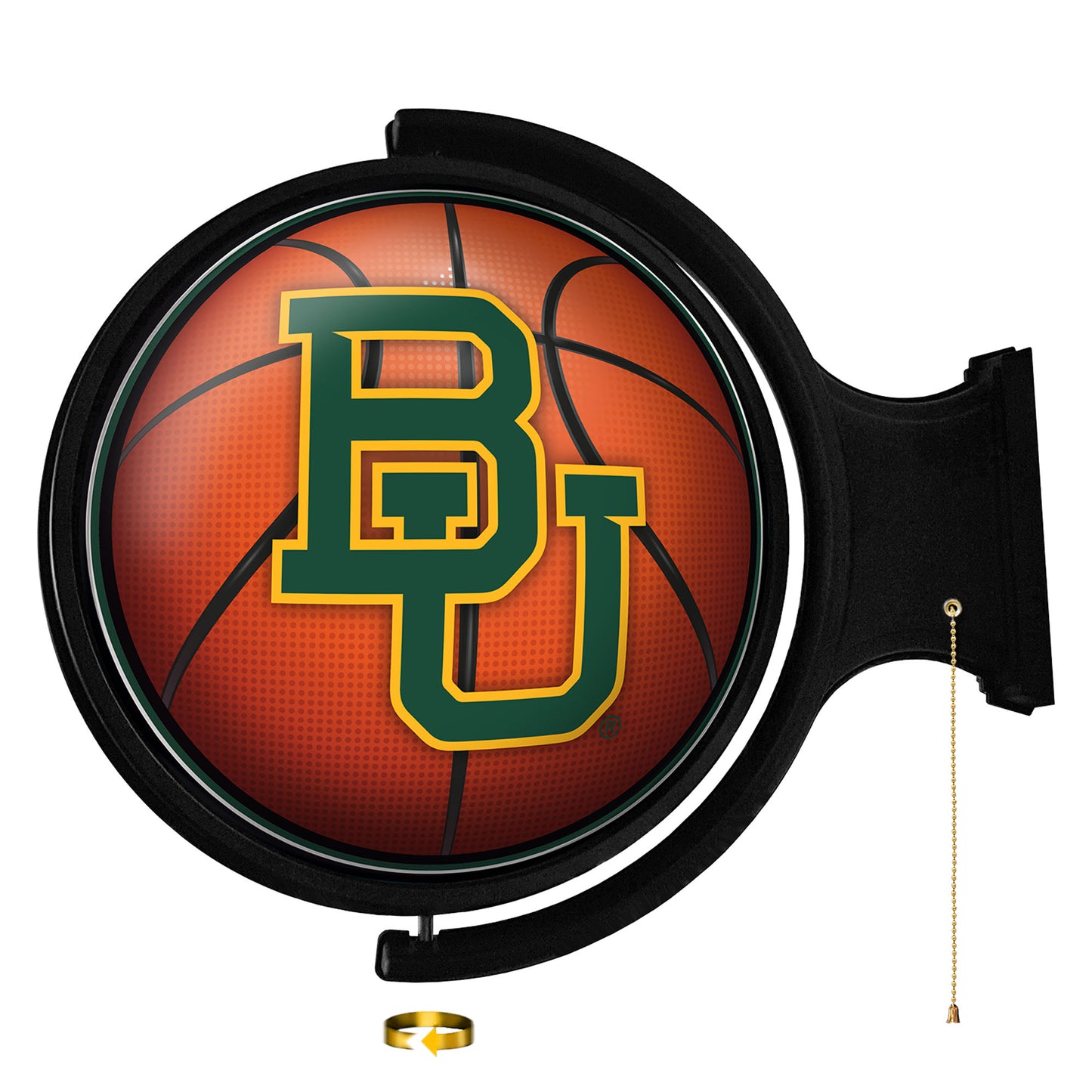 Baylor Bears Basketball 21'' x 23'' Rotating Lighted Wall Sign