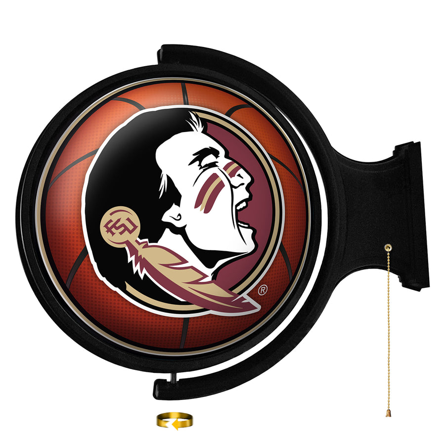 Florida State Seminoles Basketball 21'' x 23'' Rotating Lighted Wall Sign