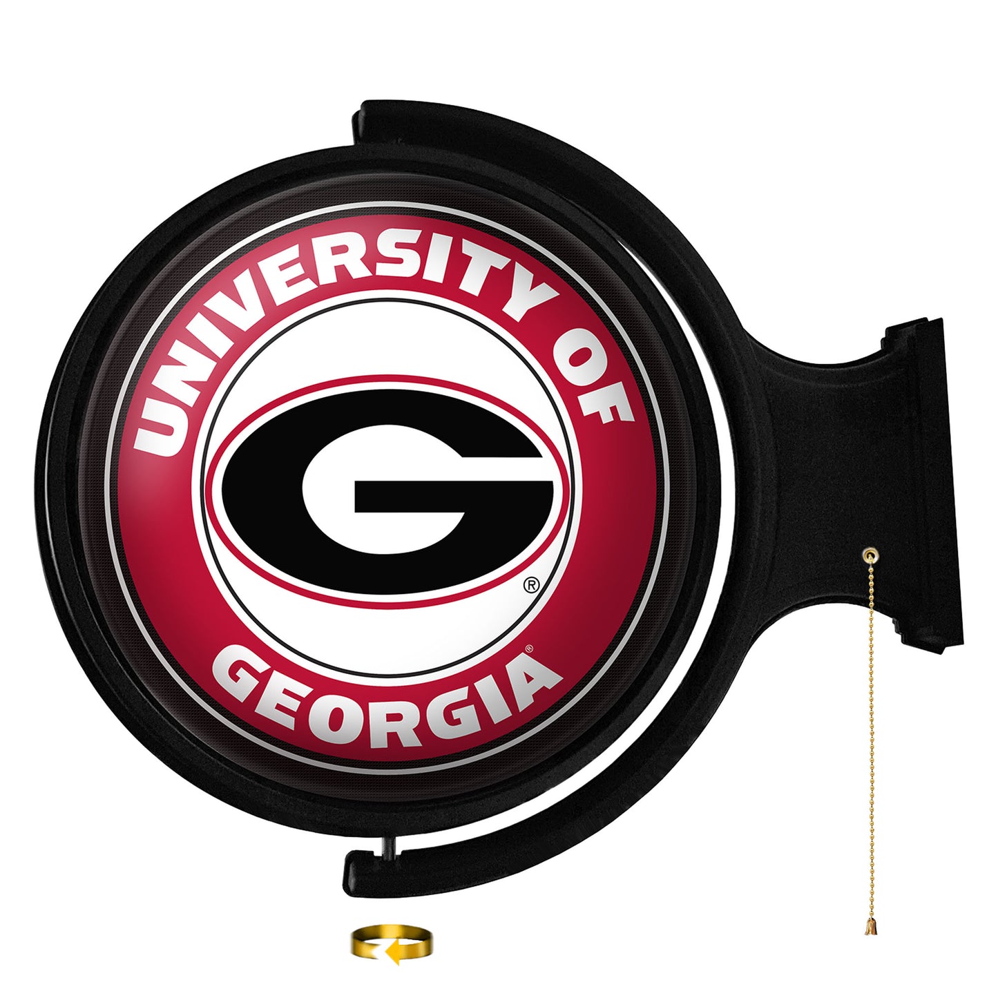 Georgia Bulldogs Team Logo 21'' x 23'' Rotating Lighted Wall Sign