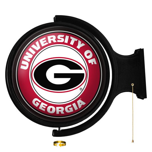 Georgia Bulldogs Team Logo 21'' x 23'' Rotating Lighted Wall Sign