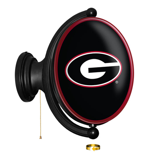 Georgia Bulldogs Logo 21'' x 23'' Rotating Lighted Wall Sign