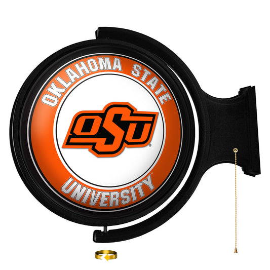 Oklahoma State Cowboys Logo 21'' x 23'' Rotating Lighted Wall Sign