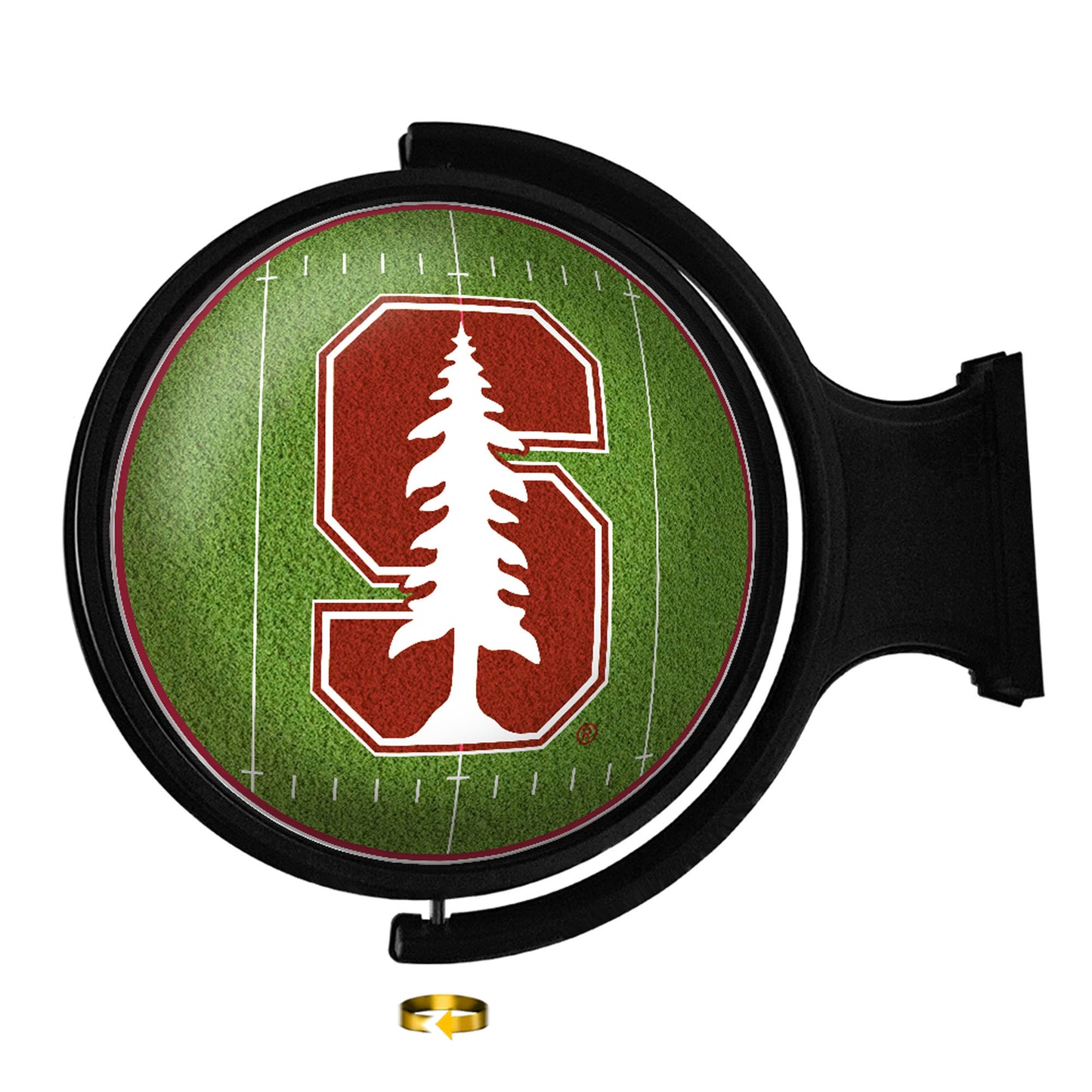 Stanford Cardinal Football 21'' x 23'' Rotating Lighted Wall Sign