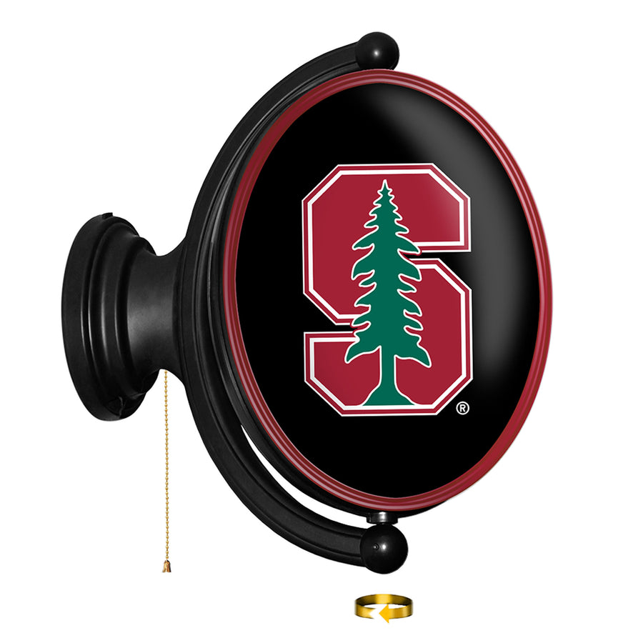 Stanford Cardinal Logo 21'' x 23'' Rotating Lighted Wall Sign