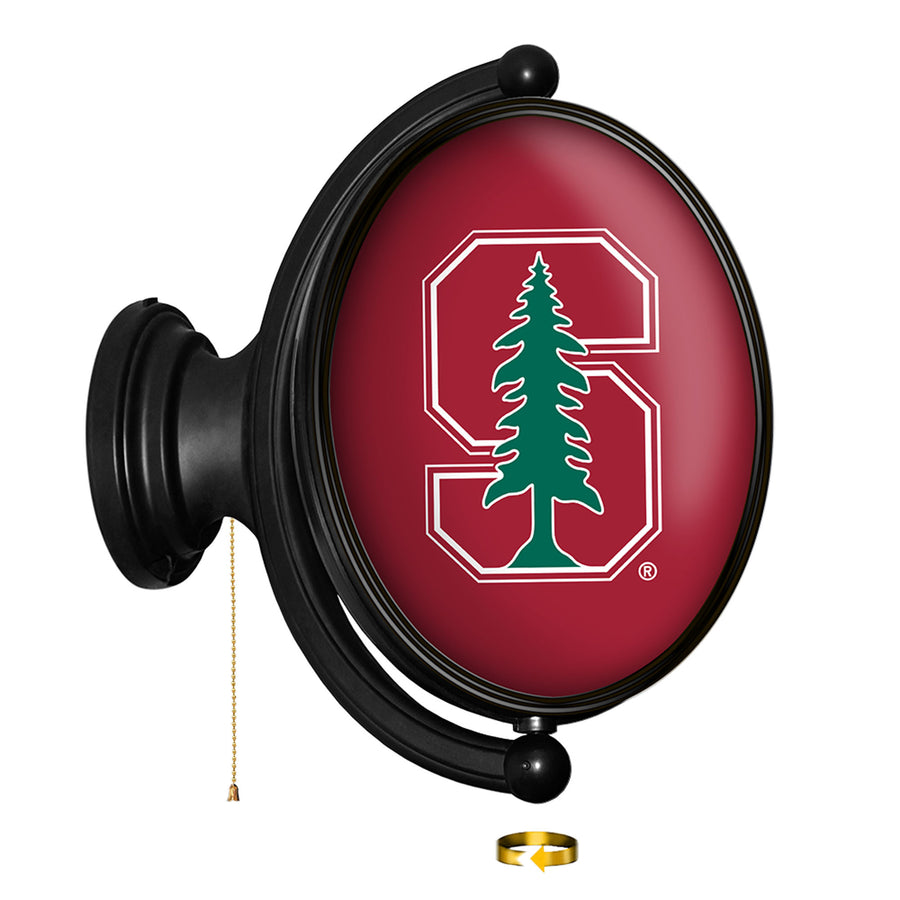 Stanford Cardinal 21'' x 23'' Rotating Lighted Wall Sign