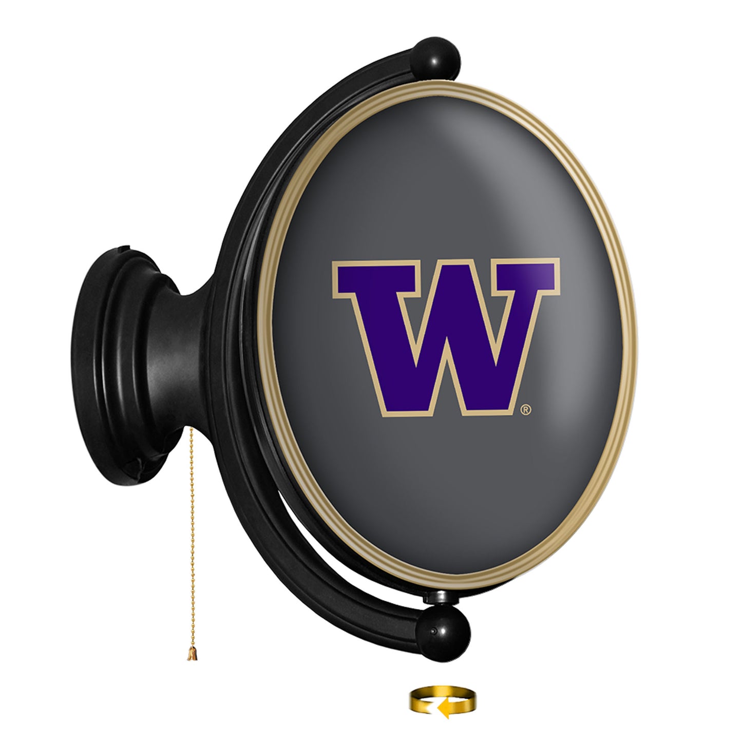 Washington Huskies 21'' x 23'' Rotating Lighted Wall Sign