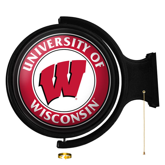 Wisconsin Badgers Team 21'' x 23'' Rotating Lighted Wall Sign