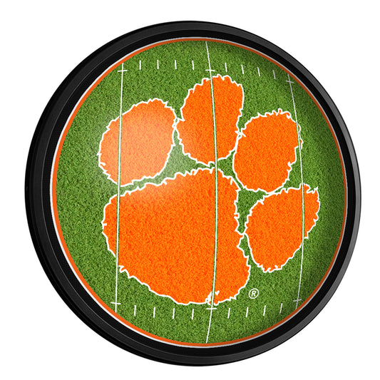 Clemson Tigers Football 18'' Round Slimline Illuminated Wall Sign