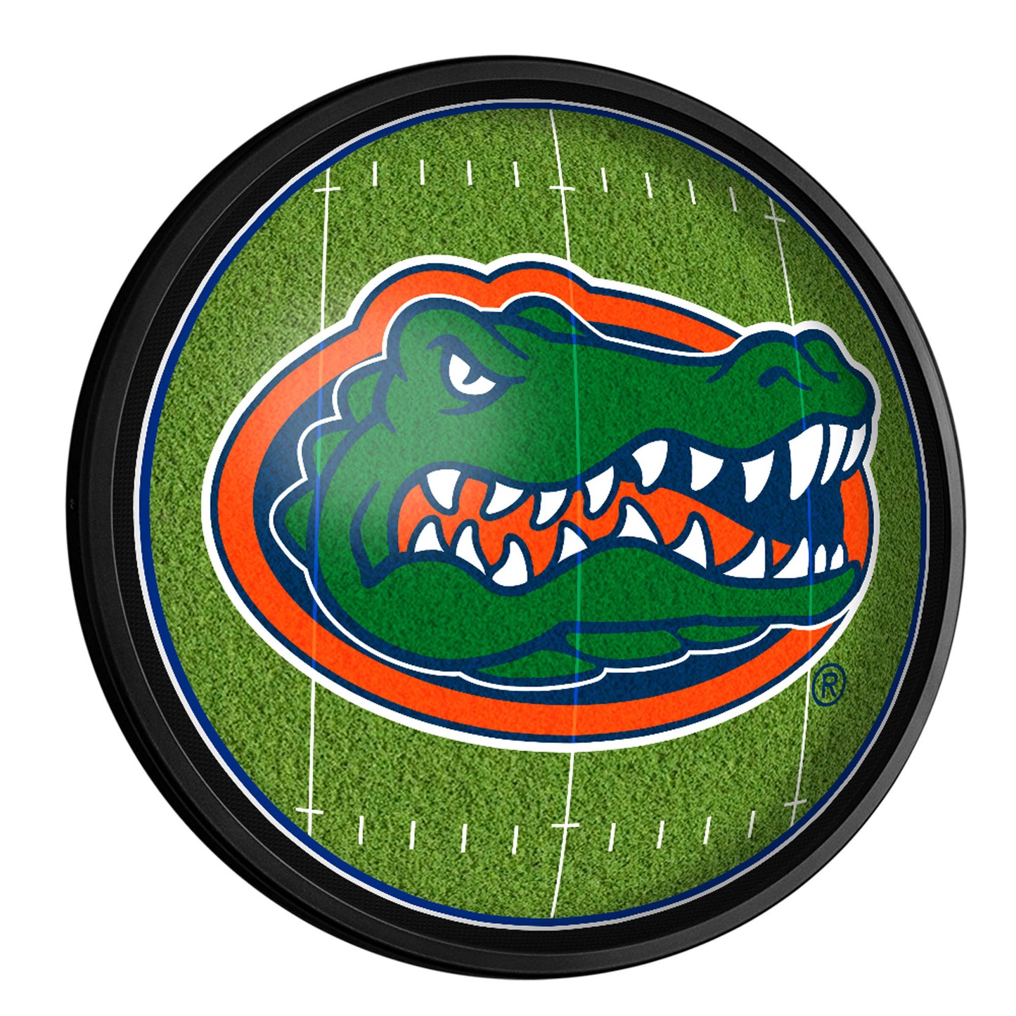 Florida Gators Football 18'' Round Slimline Illuminated Wall Sign