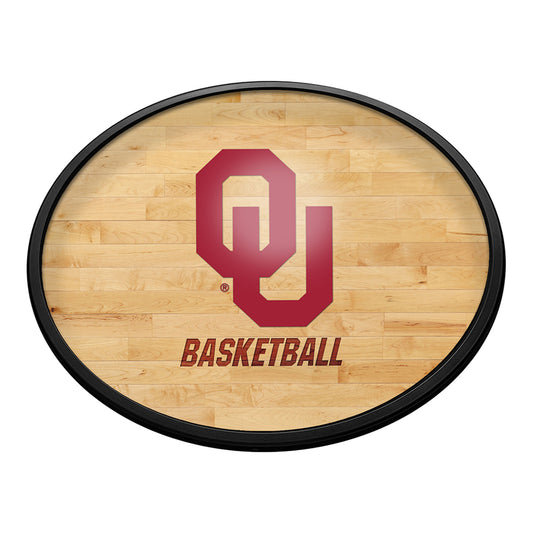 Oklahoma Sooners 18'' x 14'' Basketball Slimline Illuminated Wall Sign