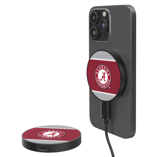 Alabama Crimson Tide 10-Watt Mesh Design Wireless Magnetic Charger