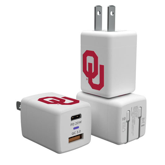 Oklahoma Sooners USB A/C Charger