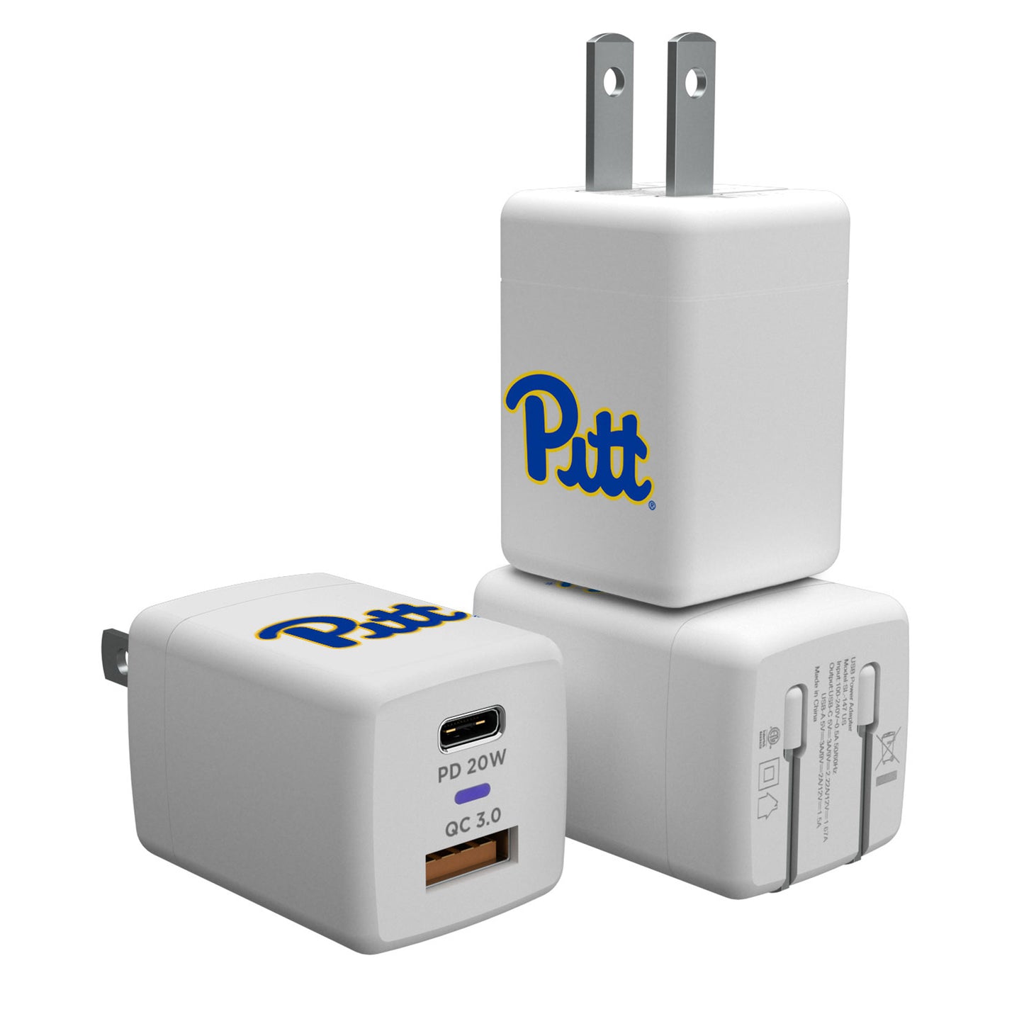 Pitt Panthers USB A/C Charger