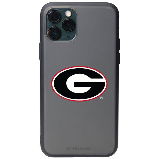 Georgia Bulldogs Primary Team Logo Slate iPhone Case