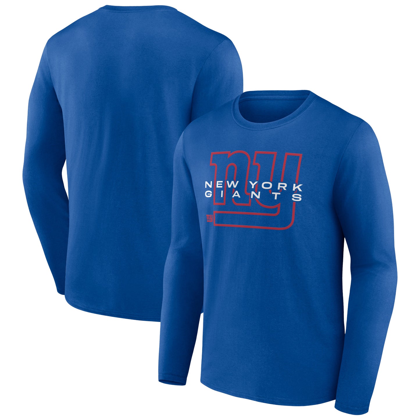 Men's Fanatics Royal New York Giants Advance to Victory Long Sleeve T-Shirt