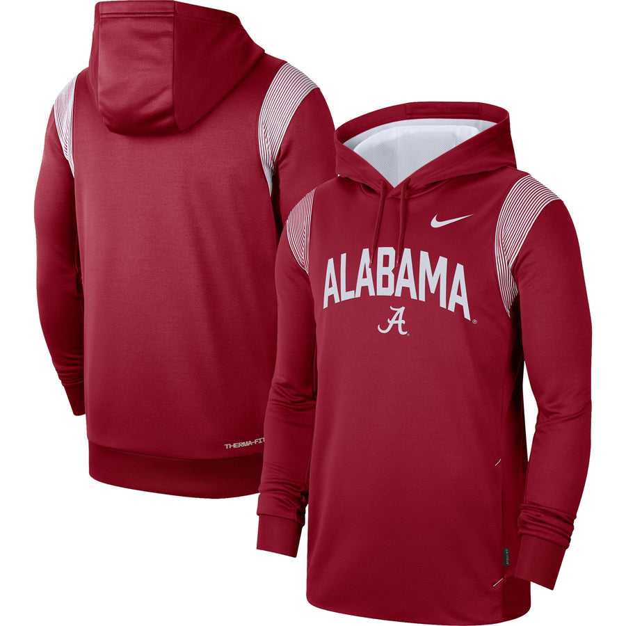 Men's Nike Crimson Alabama Crimson Tide 2022 Game Day Sideline Performance Pullover Hoodie