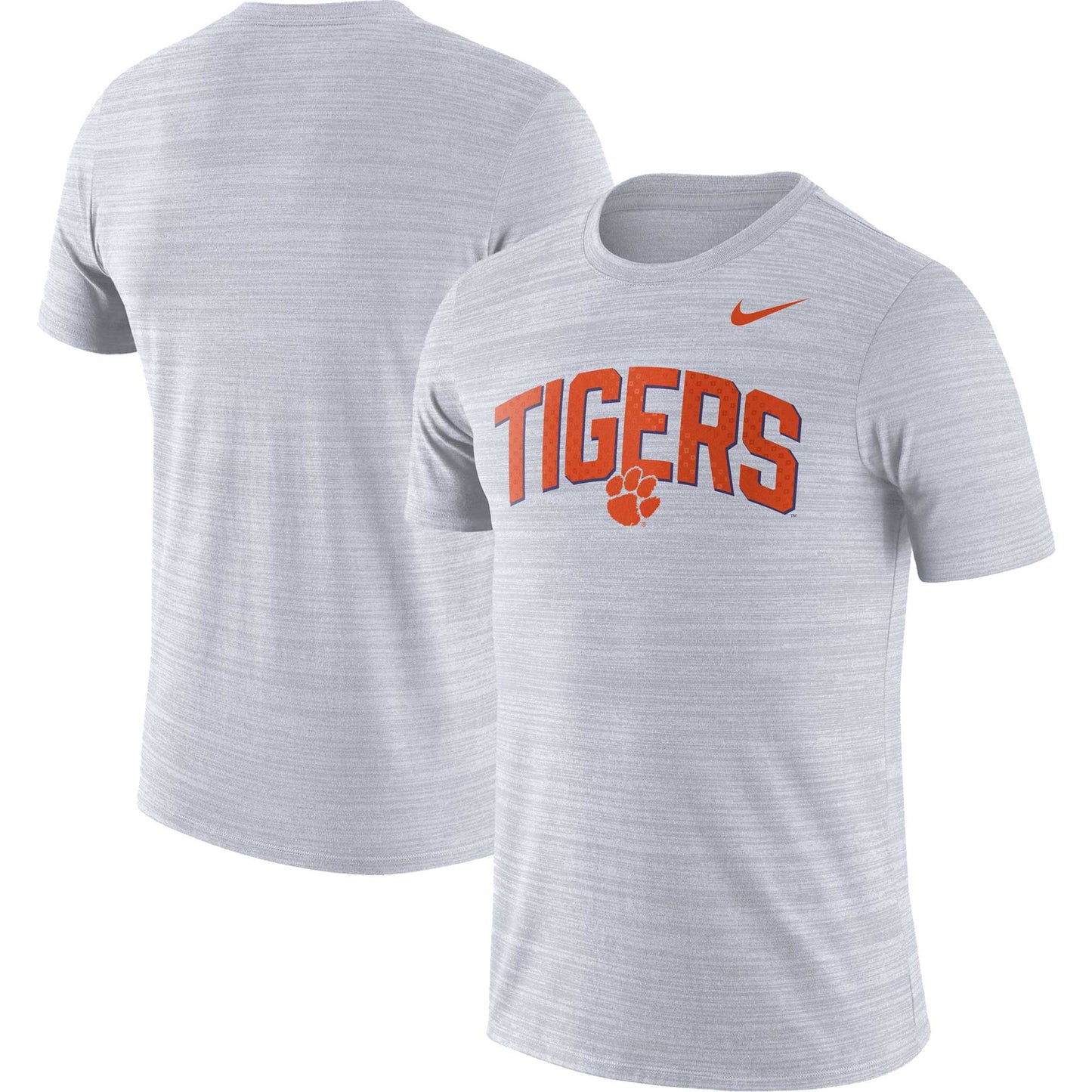 Men's Nike White Clemson Tigers 2022 Game Day Sideline Velocity Performance T-Shirt