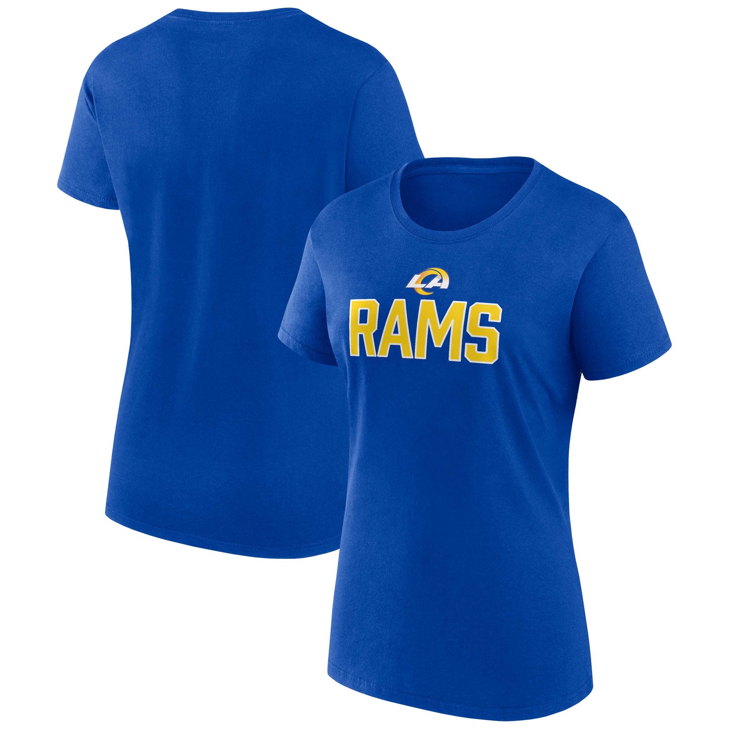 Women's Fanatics Royal Los Angeles Rams Fundamental Base T-Shirt