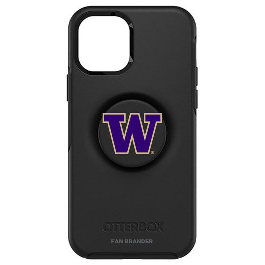 OtterBox Washington Huskies Otter + Pop Symmetry Series iPhone Case with Integrated PopSockets PopGrip