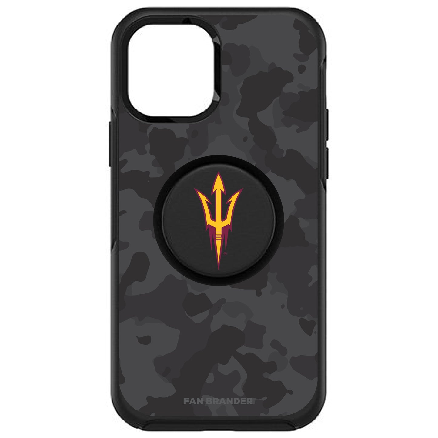 OtterBox x PopSockets Arizona State Sun Devils Otter + Pop Urban Camo Design Symmetry iPhone Case