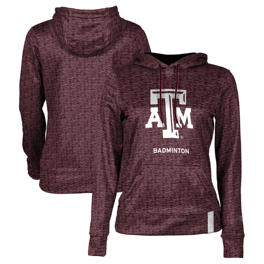 Women's Maroon Texas A&M Aggies Badminton Pullover Hoodie