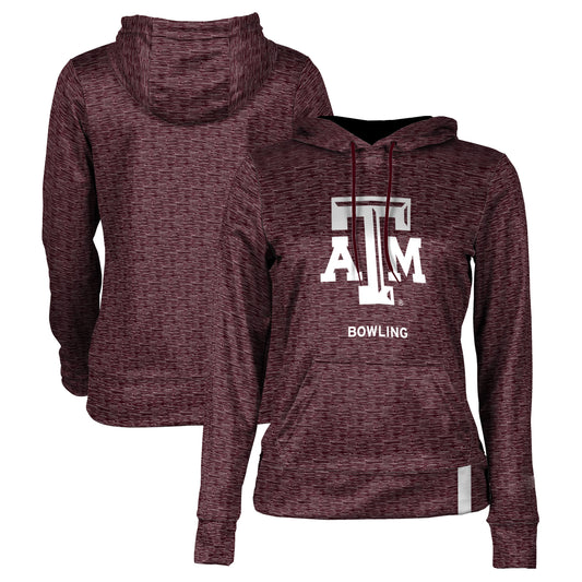 Women's Maroon Texas A&M Aggies Bowling Pullover Hoodie