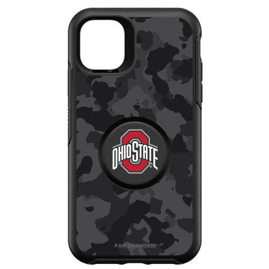 OtterBox Black Ohio State Buckeyes Otter + Pop Urban Camo Design Symmetry iPhone Case