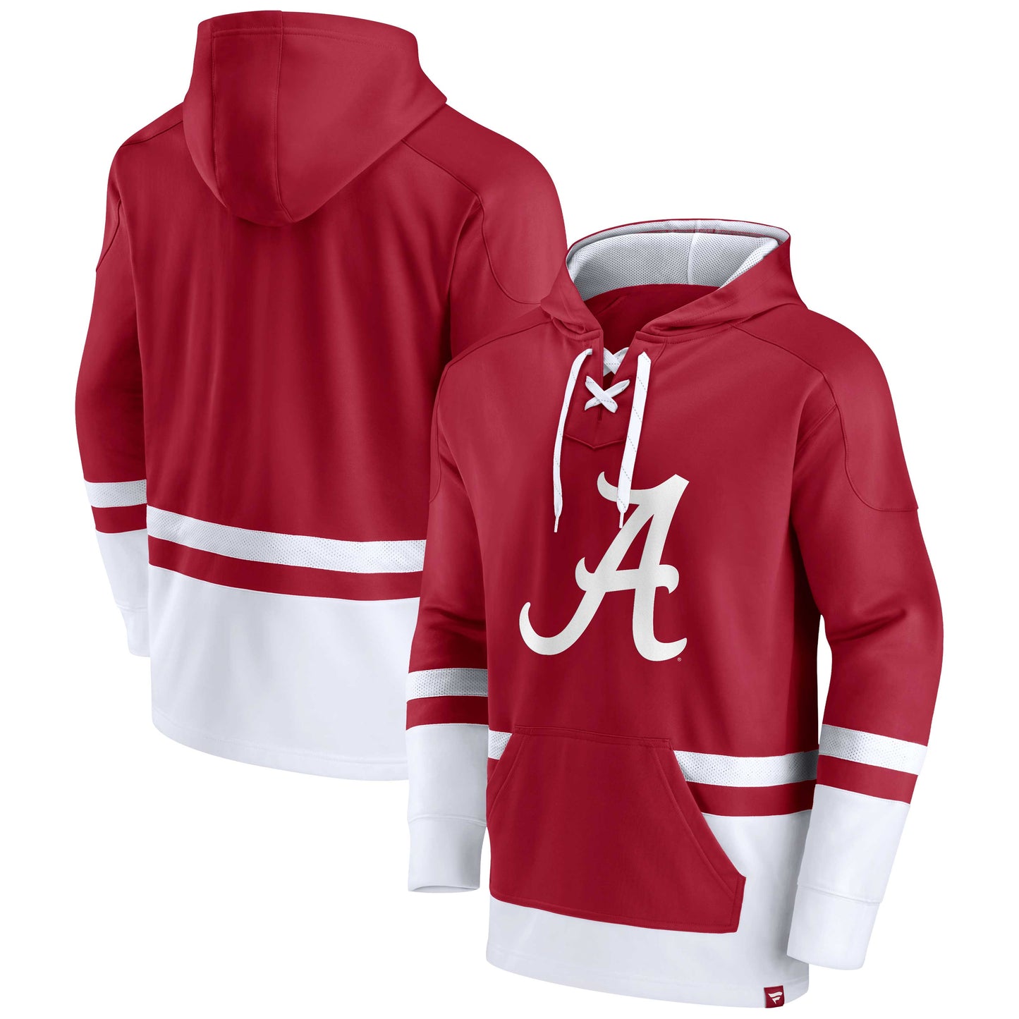 Men's Fanatics Crimson Alabama Crimson Tide First Battle Pullover Hoodie