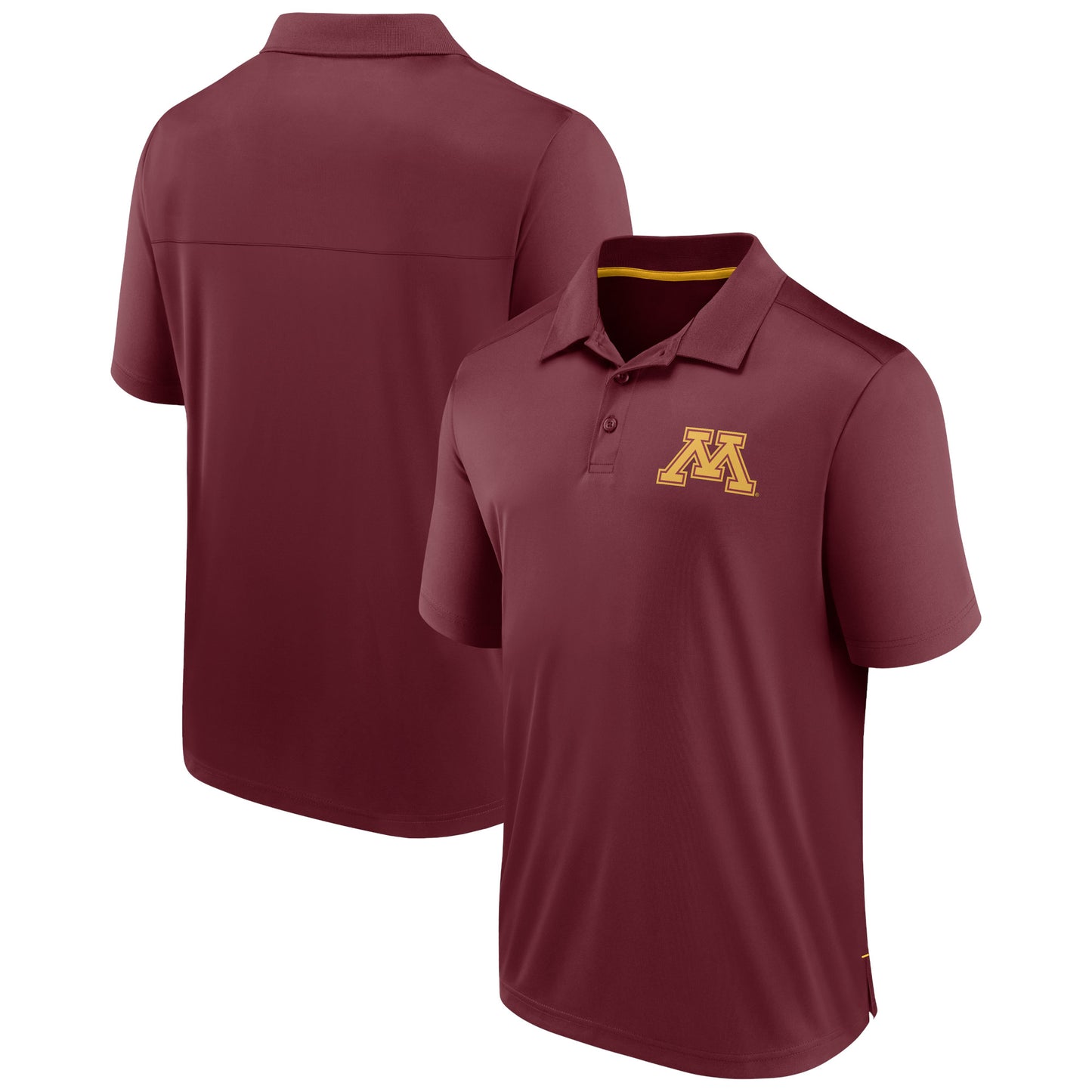 Men's Fanatics Maroon Minnesota Golden Gophers Team Polo