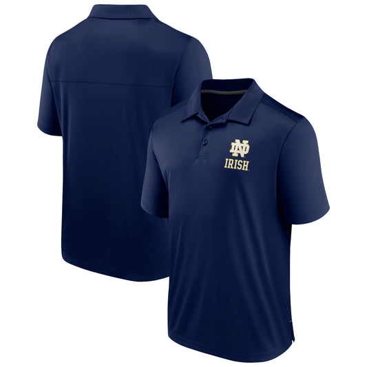 Men's Fanatics Navy Notre Dame Fighting Irish Team Polo