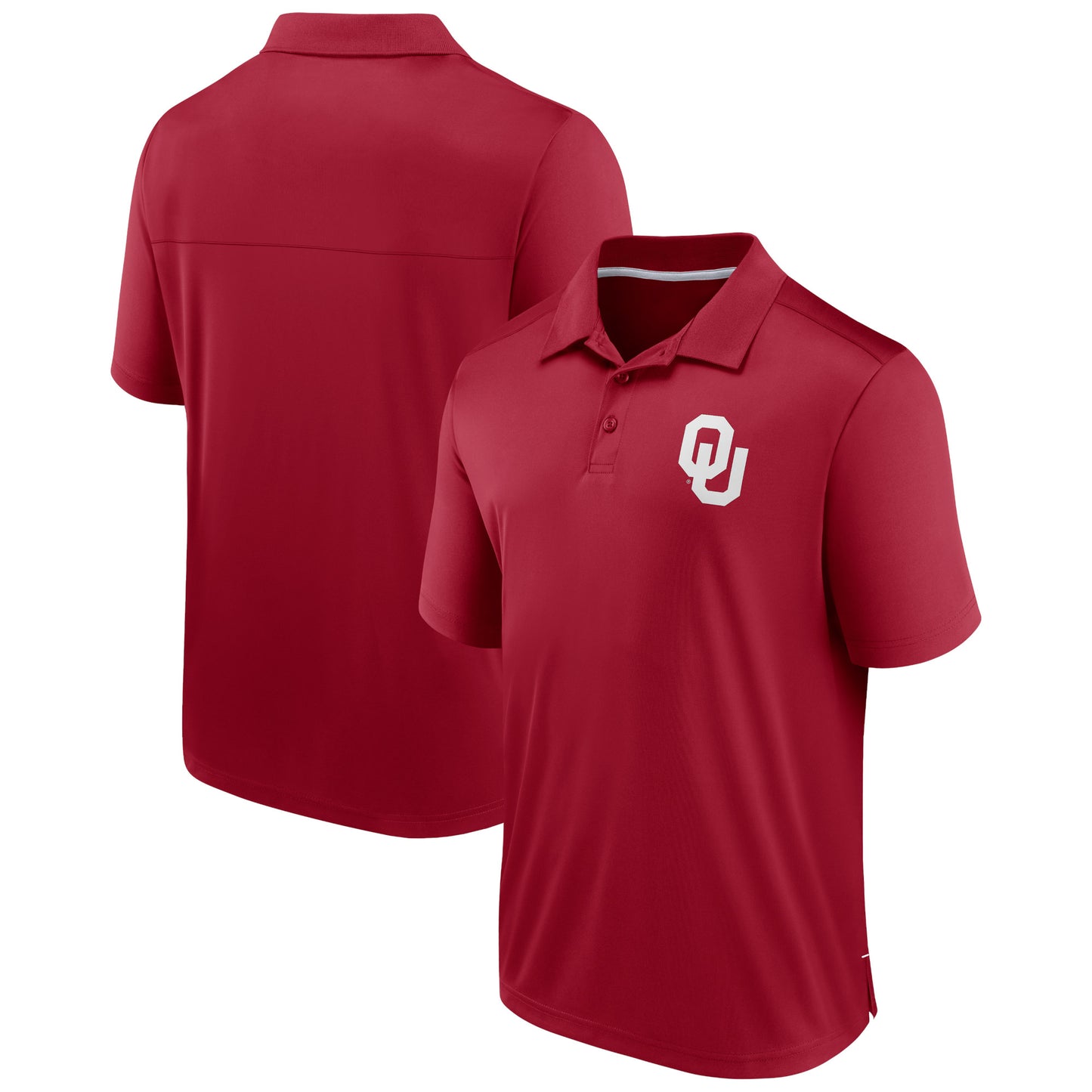 Men's Fanatics Crimson Oklahoma Sooners Team Polo