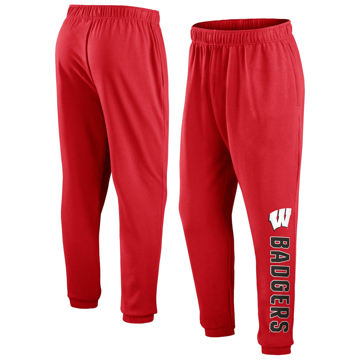 Men's Fanatics Red Wisconsin Badgers Root For Home Fleece Sweatpants