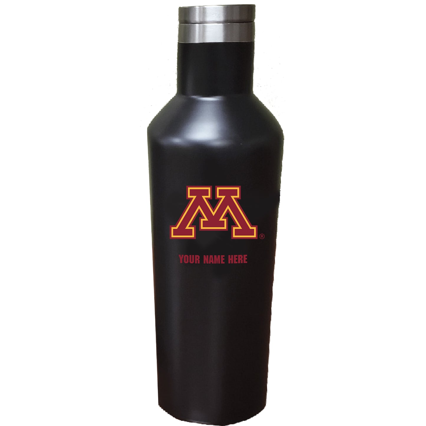 Minnesota Golden Gophers 17oz. Personalized Stainless Steel Infinity Bottle