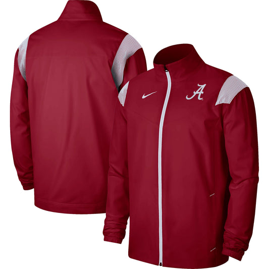 Men's Nike Crimson Alabama Crimson Tide Woven Full-Zip Jacket