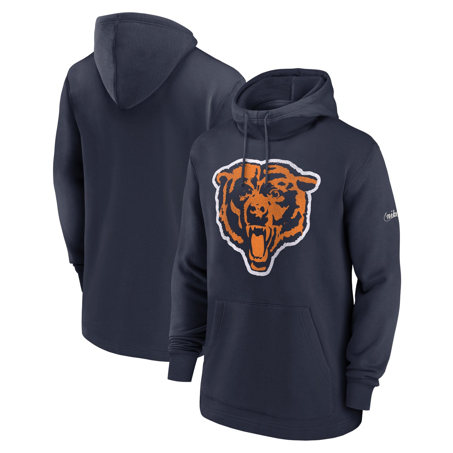 Men's Nike Navy Chicago Bears Classic Pullover Hoodie